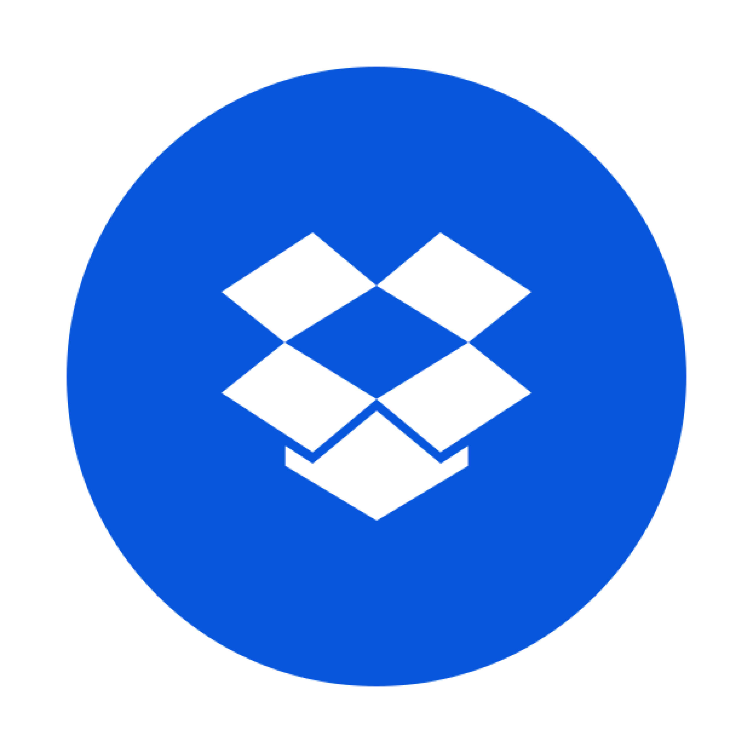 Anklickbares Logo von Dropbox - Online-Datensicherungsanbieter